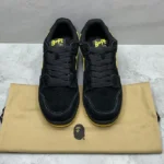 GT A Bathing Ape Bape Sk8 Sta Black Electric Yellow (2)