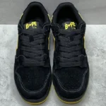 GT A Bathing Ape Bape Sk8 Sta Black Electric Yellow (8)